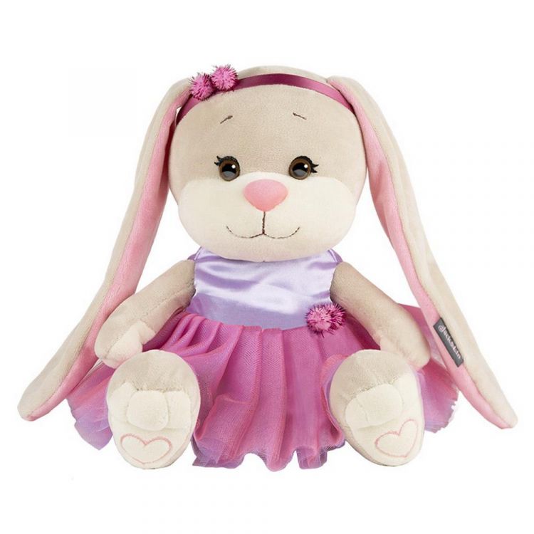 Jack&amp;Lin JL-022008-25 Мягкая игрушка Maxitoys Jack&amp;Lin Зайка в Розовой Юбочке 25 см