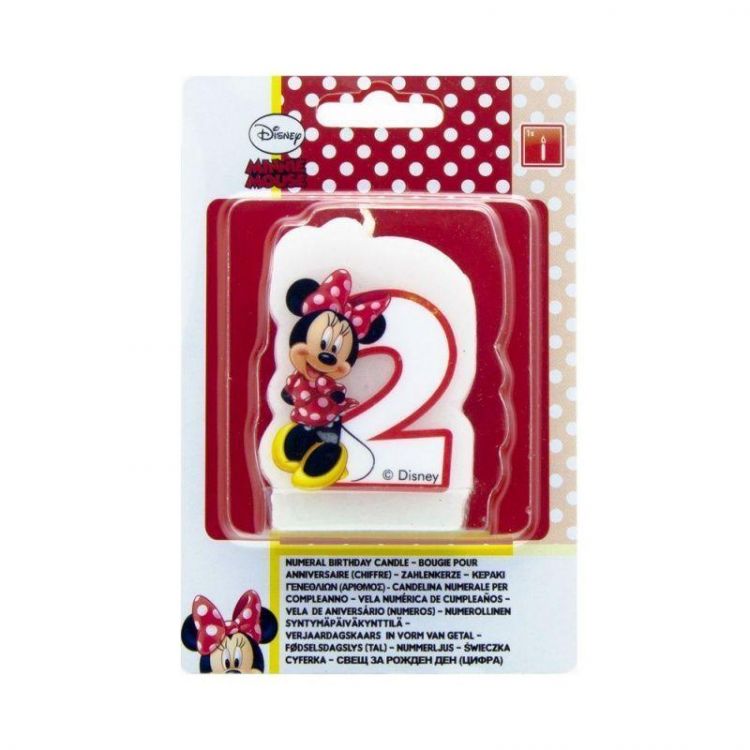 Procos 82921 Свечка "Минни Маус", цифра 2