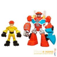 Игровой набор из 2 фигурок Трансформеров Бот-пожарный и Кейд Бернс