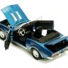 Motormax 73301 Модель винтажной машины 1967 Chevy Camaro SS, 1:24, бирюзовый металлик