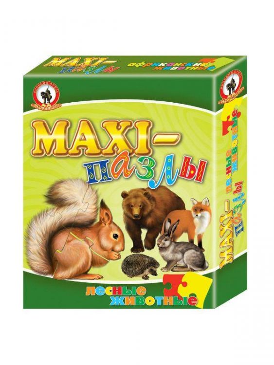 Русский Стиль 03524н Пазлы MAXI "Лесные животные" 5 в 1