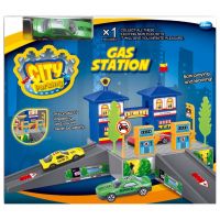 Dave Toy 32020 Игровой набор Заправка с 1 машинкой