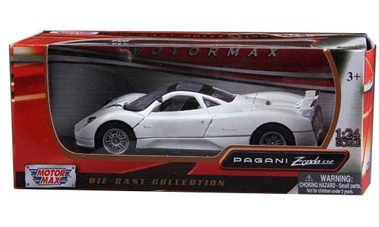 Motormax 73272 Коллекционная модель машины Pagani Zonda C12, 1:24, белая