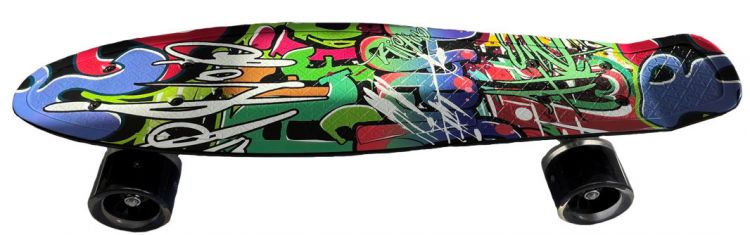 No name HB210805-9/3 Скейтборд Граффити-2 56*15*10