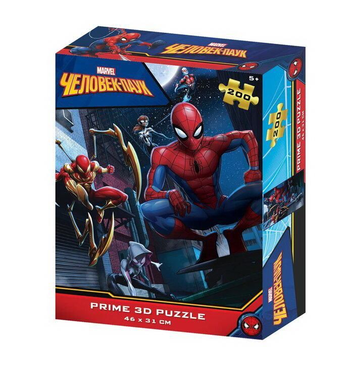 Prime 3D 33045-SBM Пазл Prime 3D Super Человек-паук 200 элементов