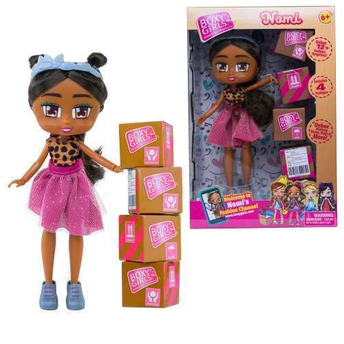 1Toy Т15110 Кукла Boxy Girls Номи с аксессуарами в 4-х коробочках, 20 см