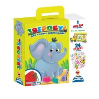 Vladi Toys VT2906-06 Игра для самых маленьких "Зверобус" с мешочком