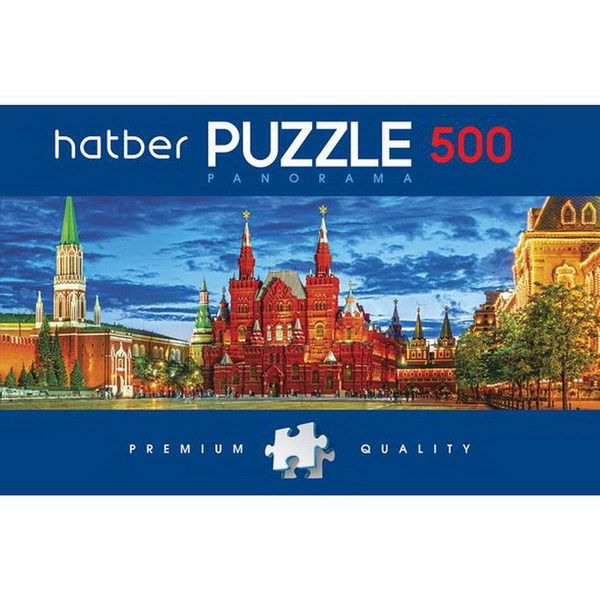 Hatber 500ПЗ2-19532 Пазл "Premium" Панорама Красная площадь, 500 элементов
