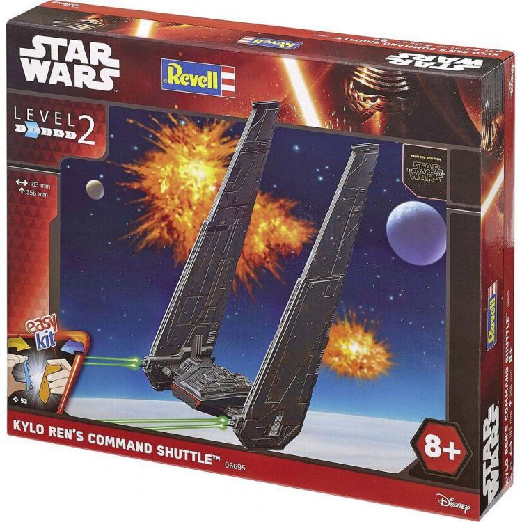 Revell 06695 Сборная модель Easykit Звездные войны «Командный шаттл Кайло Рена», 1:93
