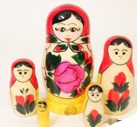 Матрешка традиционная 5 кукольная малая 11 см
