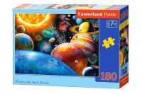 Castorland B-018345 Пазл Планеты и их спутники, 180 деталей