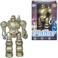 ABtoys (АБтойс) C-00133/хаки Робот Abtoys хаки, с эффектами, на батарейках