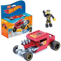 Mattel GVM29 Hot Wheels Конструктор Хот Вилс Mega Construx Машинка гоночная Боун Шейкер, 118 деталей