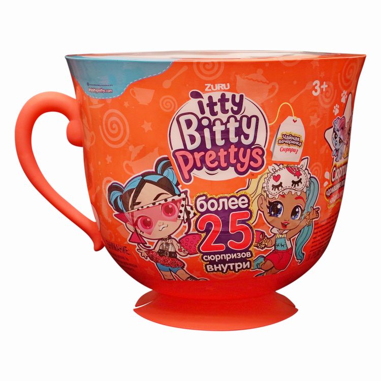 Игровой набор Itty Bitty Prettys «Большая чайная чашка», голубая ложка