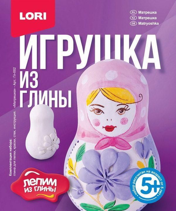ЛОРИ Гл-002 Игрушка из глины "Матрешка" ЛОРИ Гл-002 Игрушка из глины "Матрешка"