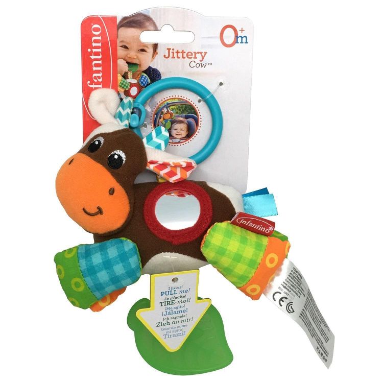 Infantino 5058 Подвесная  игрушка «Коровка»