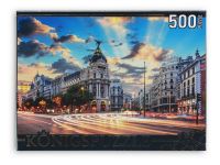 Konigspuzzle ГИК500-8304 Пазл Отель Гран Виа, Мадрид, Испания, 500 элементов