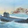 Звезда 9025з Сборная модель - Советская атомная подводная лодка К-19 1:350