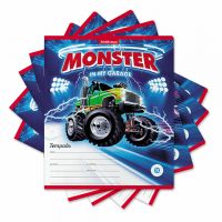 ErichKrause 49204 Тетрадь в линейку, Monster Car, 18 листов