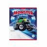 ErichKrause 49204 Тетрадь в линейку, Monster Car, 18 листов