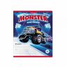 ErichKrause 49204 Тетрадь в линейку, Monster Car, 18 листов