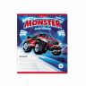 ErichKrause 49204 Тетрадь в линейку, Monster Car, 18 листов