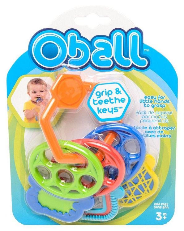 Oball 81523 Прорезыватель для зубок Разноцветные ключики