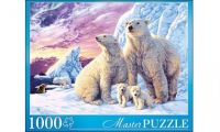 Masterpuzzle 6907 Пазл Медведи Заполярья, 1000 элементов