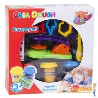 Пластилин CREA DOUGH Большой игровой набор с прессом