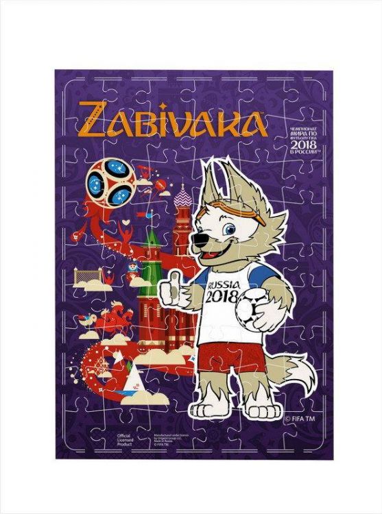 ORIGAMI 03784 Пазл ЧМ2018 Забивака Победа, 54 детали