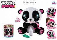 IMC Toys 95199 Панда Yoyo интерактивная, со звуковыми эффектами, шевелит глазами и ртом, можно его кормить и уложить спать, реагирует на голос и на щекотку