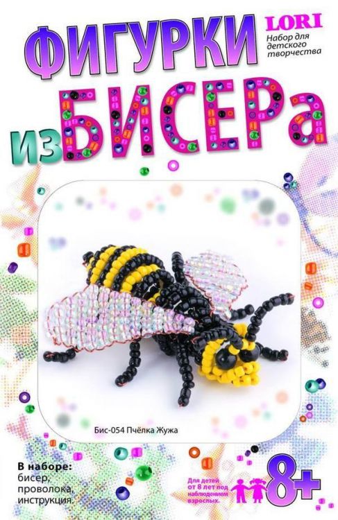 Фигурки из бисера Пчёлка Жужа