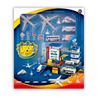 Dave Toy 32014 Игровой набор Аэропорт с машинками и самолетами