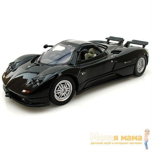 Motormax 73272 Коллекционная модель машины Pagani Zonda C12, 1:24, черная
