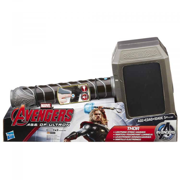 Hasbro B1306 Электронный молот Тора «Мстители» со световыми и звуковыми эффектами