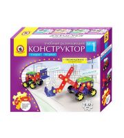 Русский Стиль 00545 Конструктор Русский Стиль учебный развивающий №1 92 детали из пластмассы