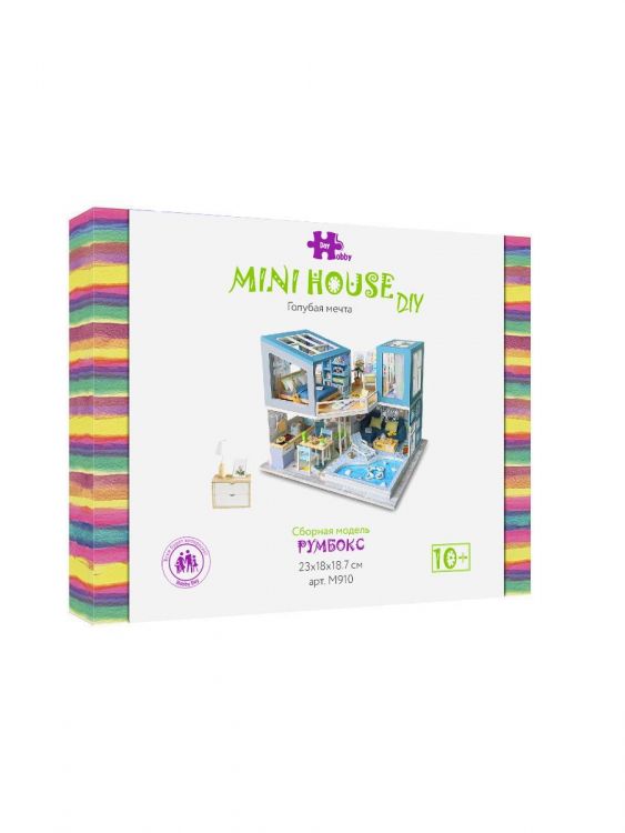 Hobby Day M910 Сборная модель Hobby Day Румбокс Mini house Голубая мечта