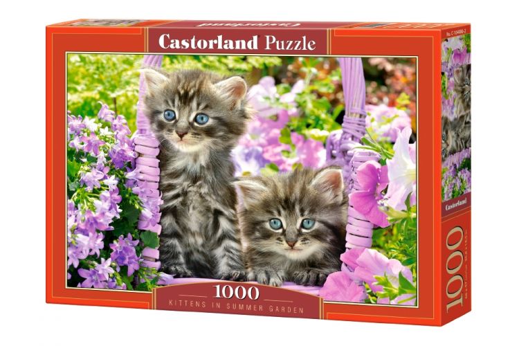 Castorland С-104086 Пазл Животные Котята в саду, 1000 элементов