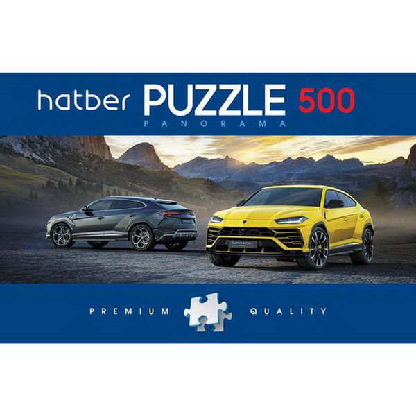 Hatber 500ПЗ2-18728 Пазл "Premium" Панорама Supercar, 500 элементов