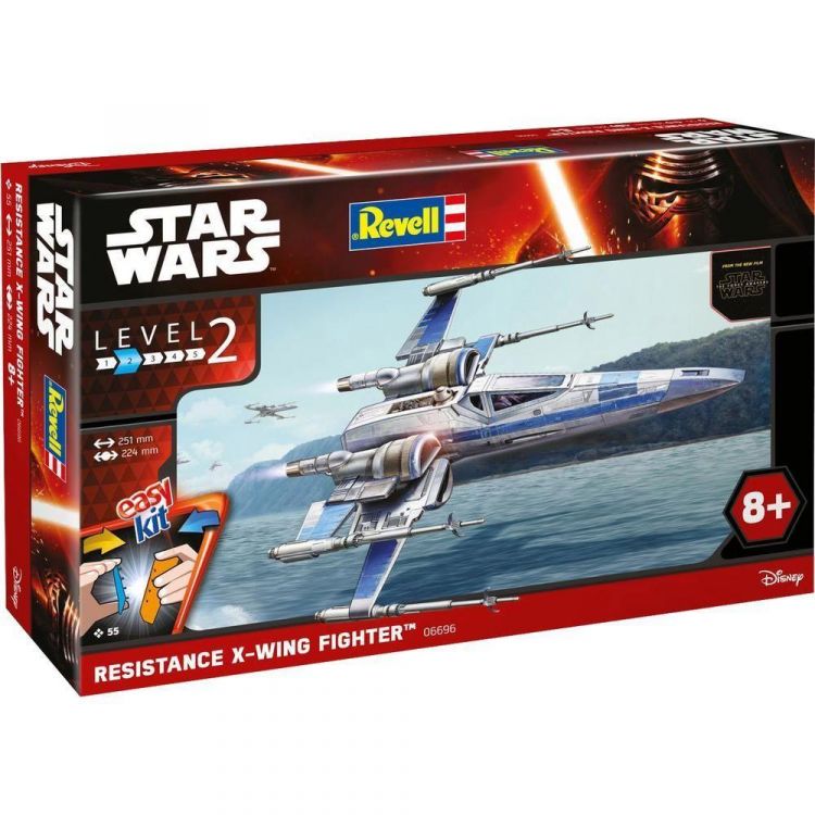 Revell 06696 Сборная модель Easykit Звездные войны «Истребитель X-Wing Сопротивления», 55 деталей
