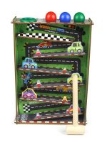 Woodlandtoys 140102 Развивающая игрушка Woodlandtoys Стучалка Горки Автодром 29*20,5