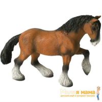 Bullyland 62666 Фигурка Конь шайрской породы, 16,2 см