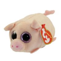 TY 41248 Teeny Tys Мягкая игрушка Поросёнок Curly, 11 см