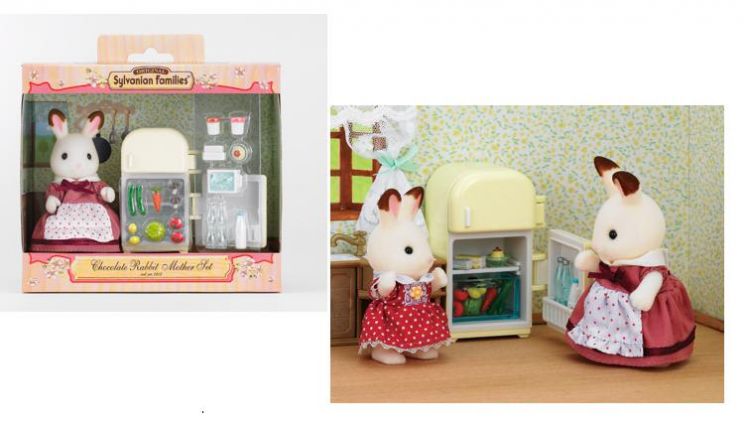 No name 2202 Набор Sylvanian Families "Мама кролик Сильвия и холодильник" (кролик (9,5см), холодильник, продукты) No name 2202 Набор Sylvanian Families "Мама кролик Сильвия и холодильник" (кролик (9,5см), холодильник, продукты)