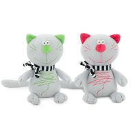 Orange Toys MC2595/15EF Мягкая игрушка Orange Toys Кот Батон светло-серый 15 см