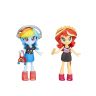 Hasbro E4244 MLP Equestria Girls Набор игровой Модный приговор с мини-куклами, Радуга Дэш и Сансет Шиммер