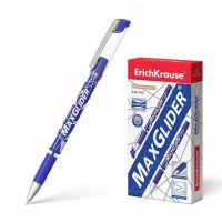 ErichKrause 45213ЕК Ручка шариковая ErichKrause MaxGlider Ultra Glide Technology, цвет чернил синий (в коробке по 12 шт.)