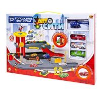 ABtoys PT-00862 Парковка "АвтоСити", 2-х уровневая, 43 детали