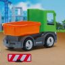 EFKO 27054 Грузовик MultiGo со строительной платформой, сменным кузовом и кубиками