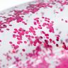 Intex 56274 Круг надувной "Transparent Glitter", розовый, 119 см